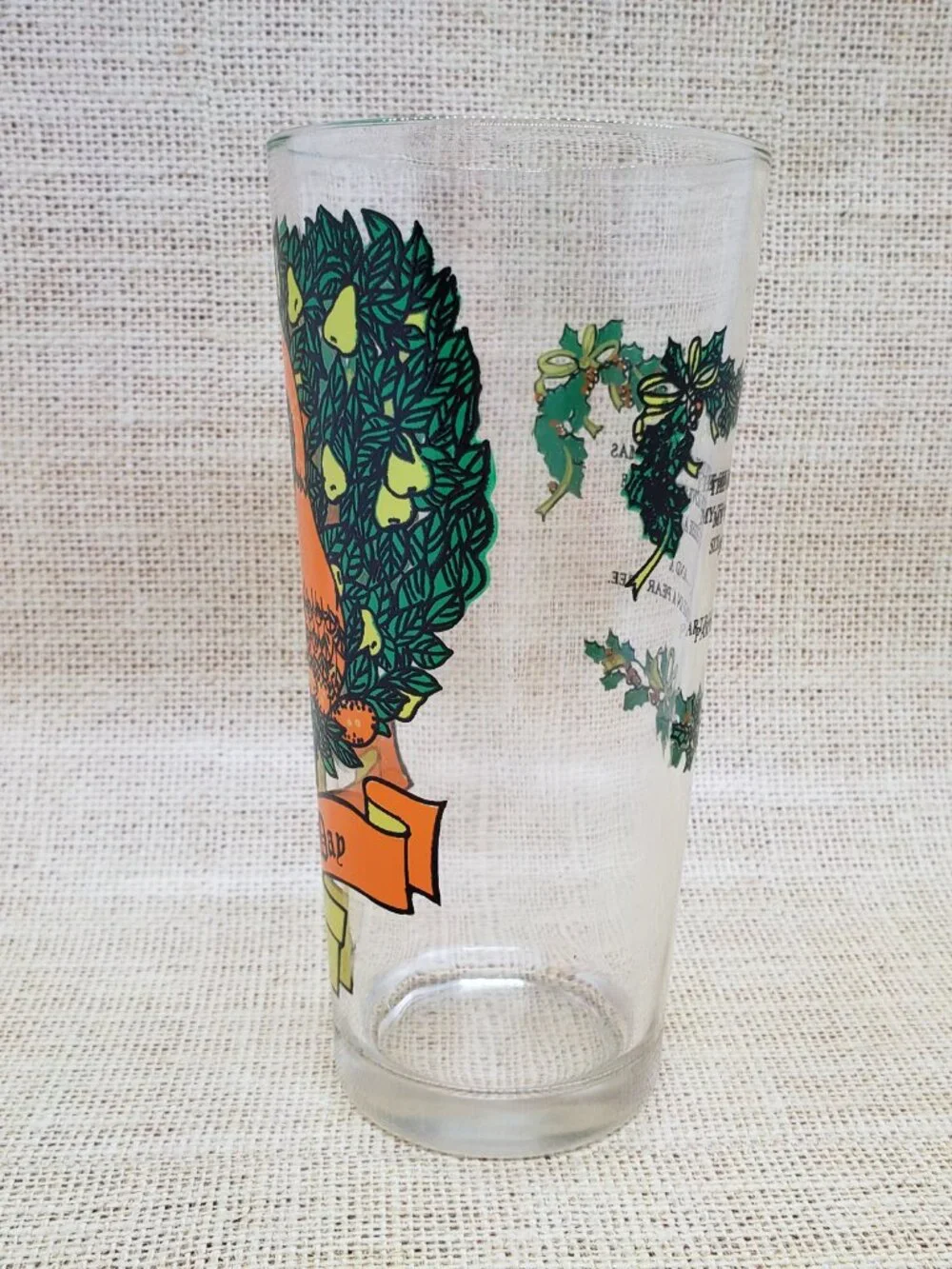 Vintage 12 Days of Christmas Pepsi Drinking Glass Day 6 Geese Laying 1970s Carol